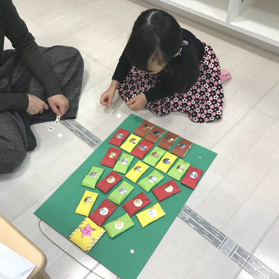 二子玉川ニコのおうちにて「チョコレートのアドベントカレンダー」のワークショップを開催しました - ショコラ・ダ・ファミリア - Chocolate de Familia